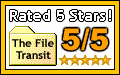 5 Stars on FileTransit.com