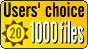 Users choice at 1000 files!